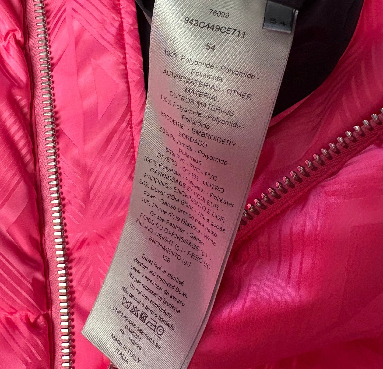 CD Diamond Mirage Puffer Jacket