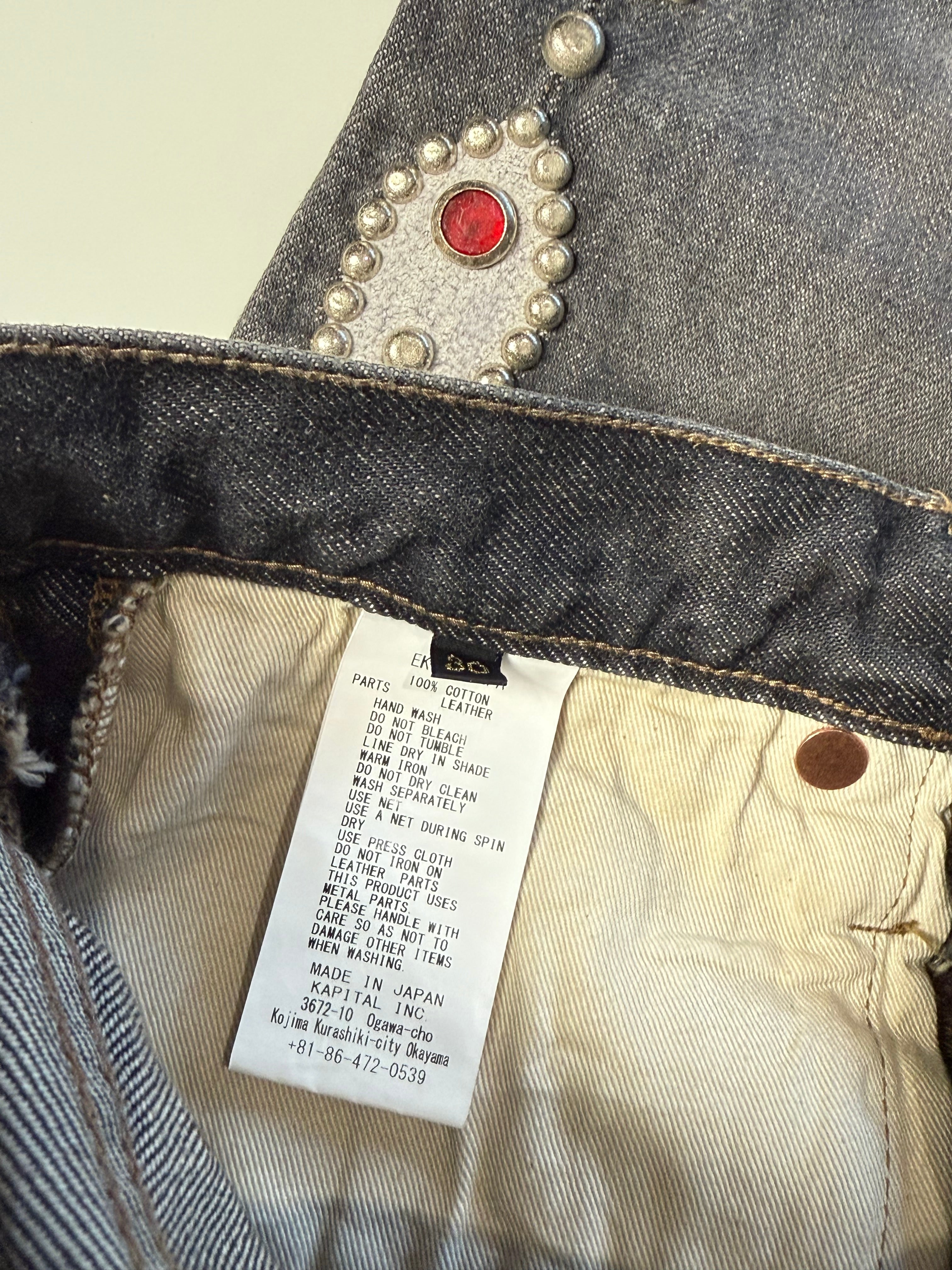 Monkey CISCO Straight-Leg Embellished Denim
