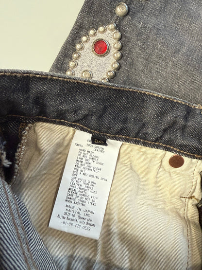 Monkey CISCO Straight-Leg Embellished Denim