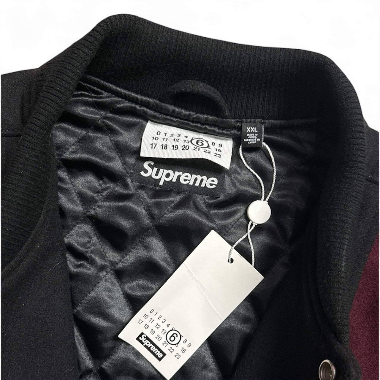 MM6 Maison Margiela Split Varsity Jacket