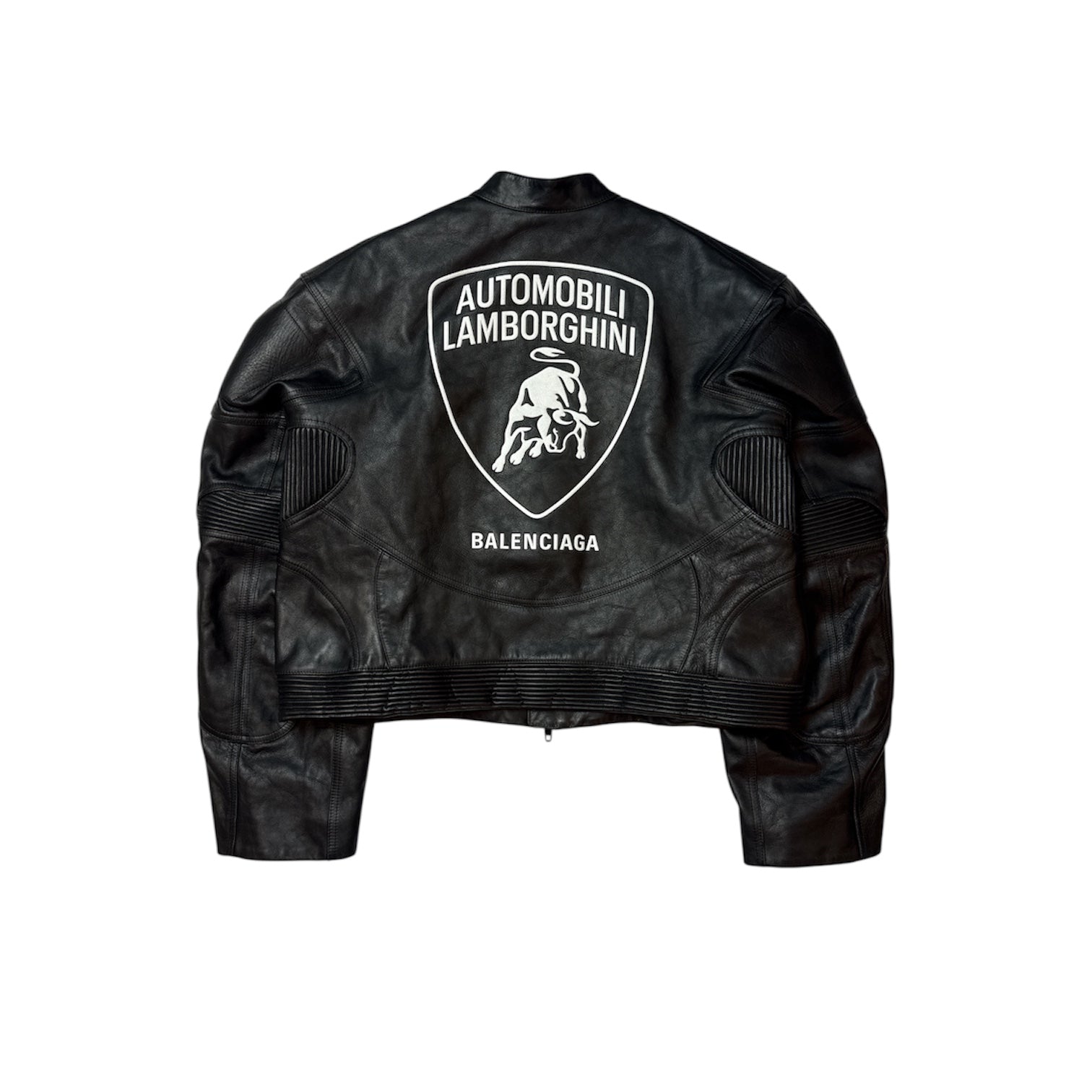 Lamborghini Leather Biker Jacket