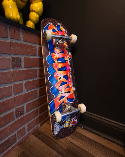 Monogram Graffiti Skateboard
