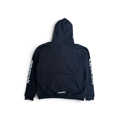Vertical Logo Thermal Zip Up Hoodie