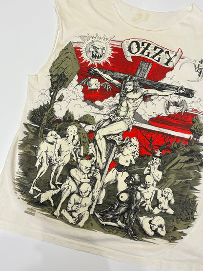 ‘91 Ozzy Osborne Crucifix Cutoff Tee