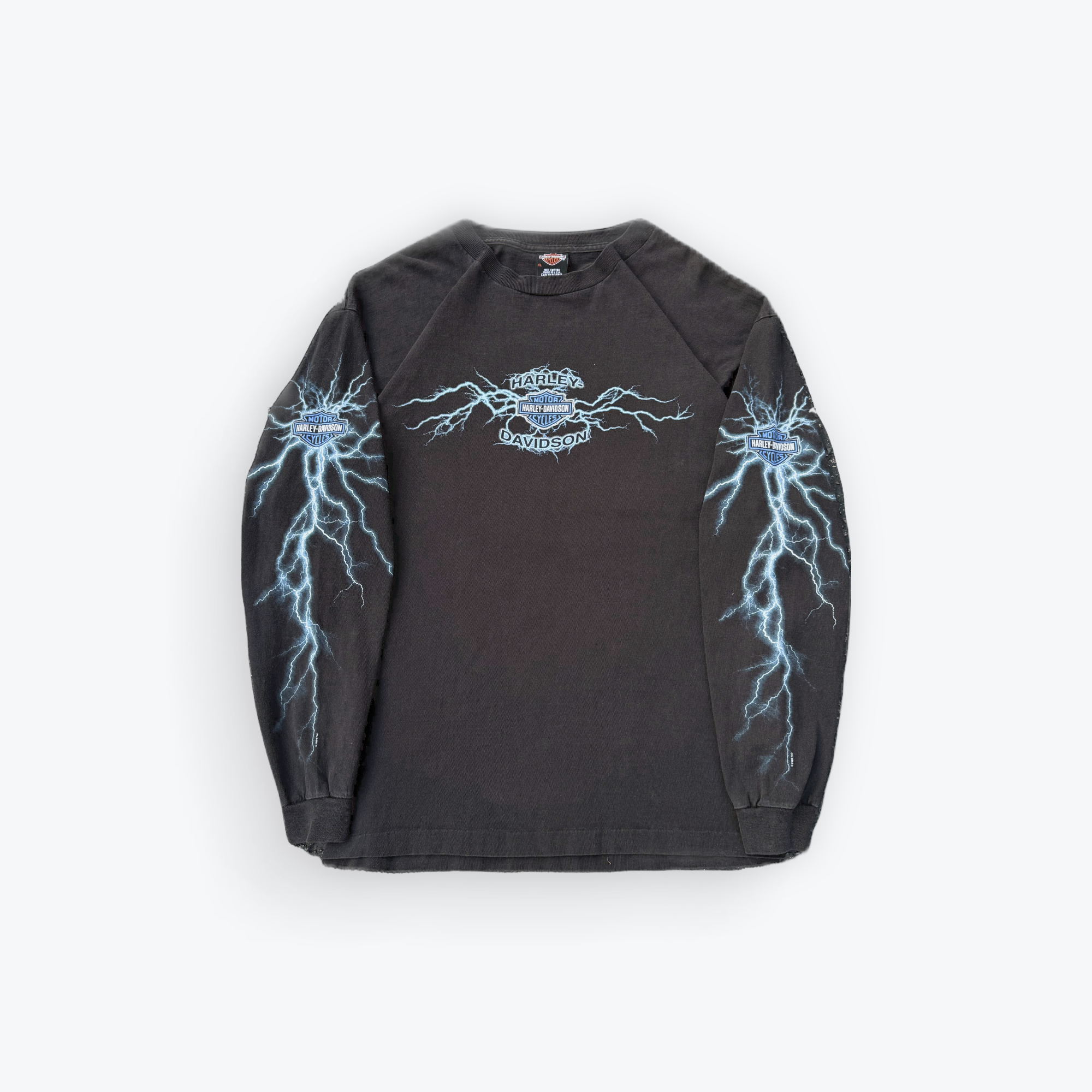 00’ Harley Davidson Kuwait Exclusive Electric Flames Long Sleeve Tee