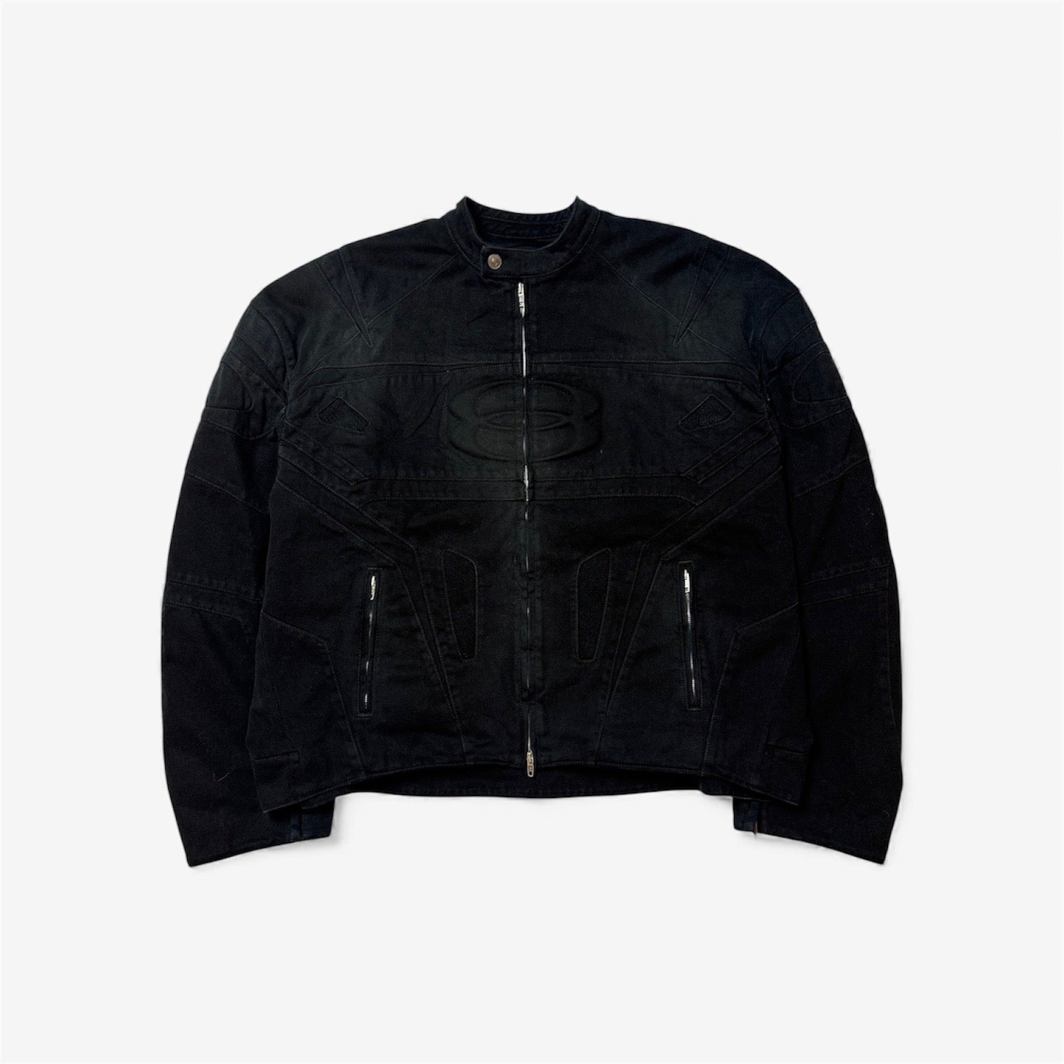 Unity Logo Denim Racer Jacket