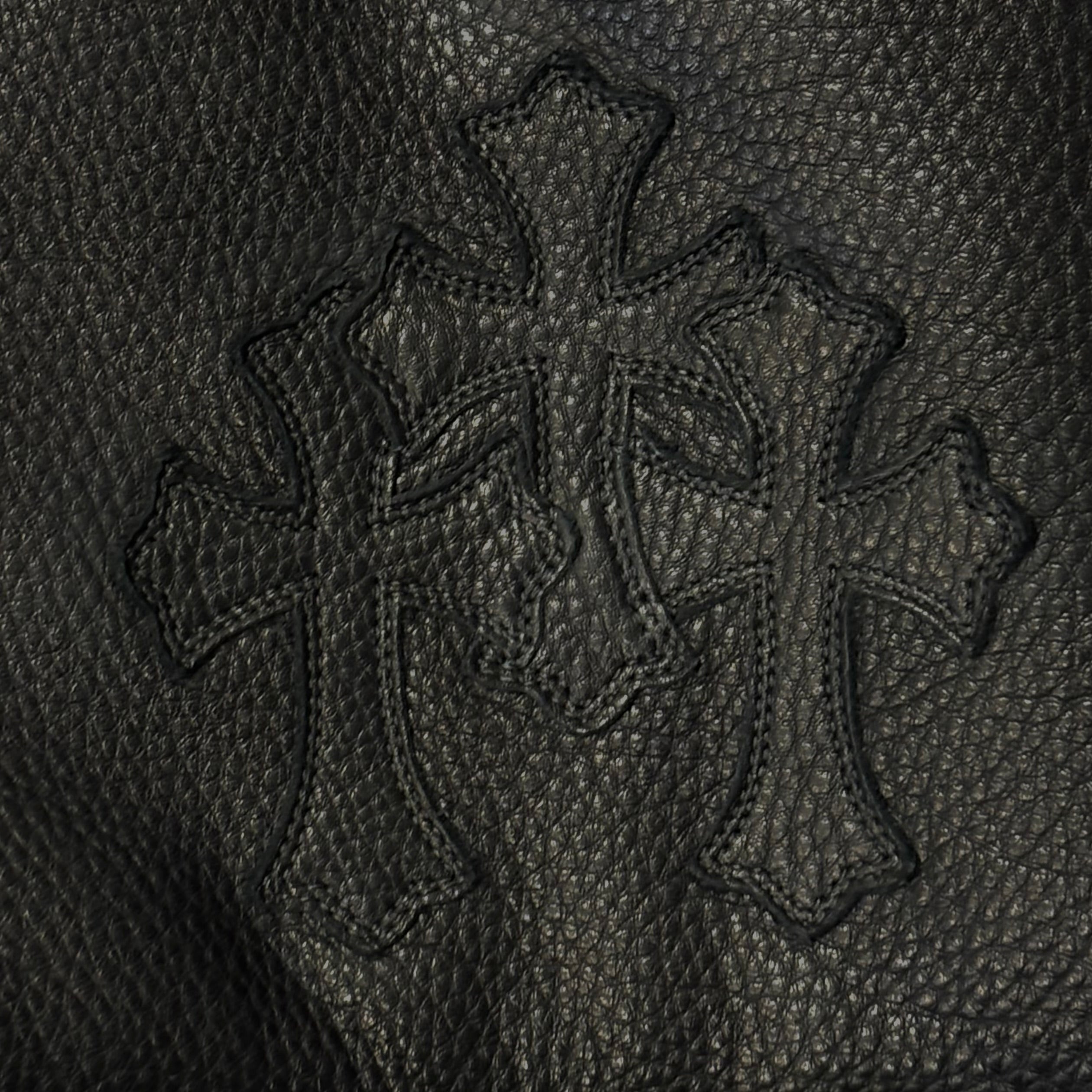 Hooded Leather Trench Coat