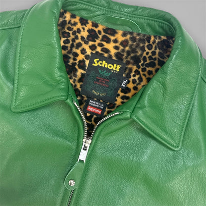 Schott NYC Leather Racer Jacket (FW24)