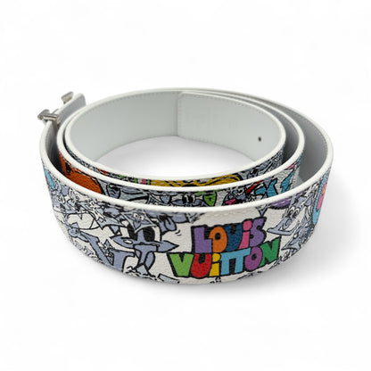 KidSuper LV Initials 40mm Reversible Belt