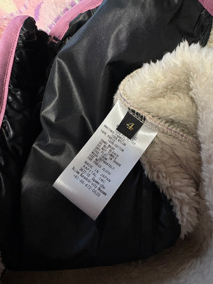 Ashland Stripe & Bone Fleece Zip-Up Jacket