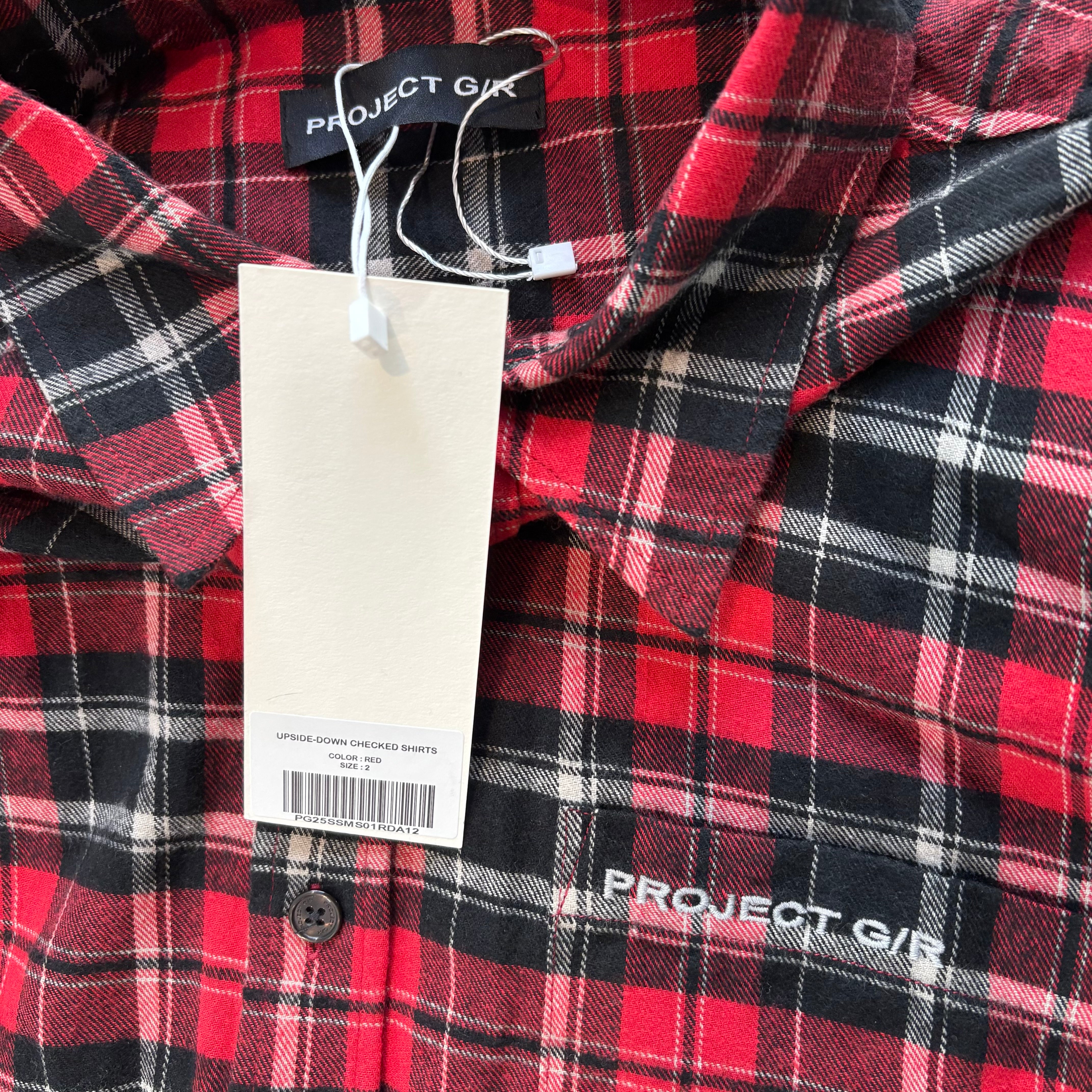 Upside Down Flannel Shirt