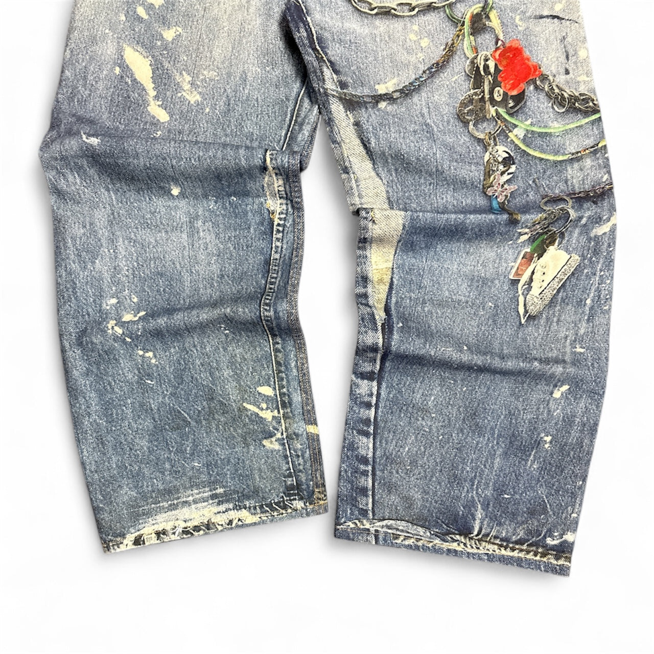 Trompe L’oeil Keychain Denim