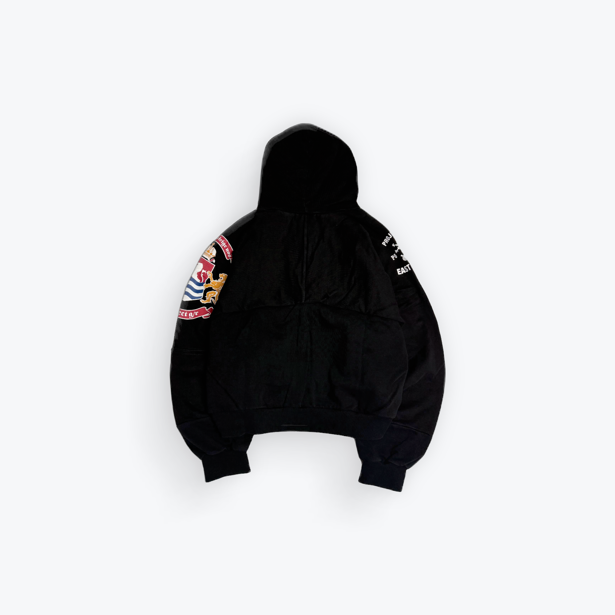 London Reconstructed Zip-Up Hoodie