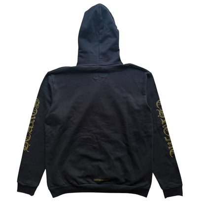 Vertical Logo Hoodie (Black/Olive)