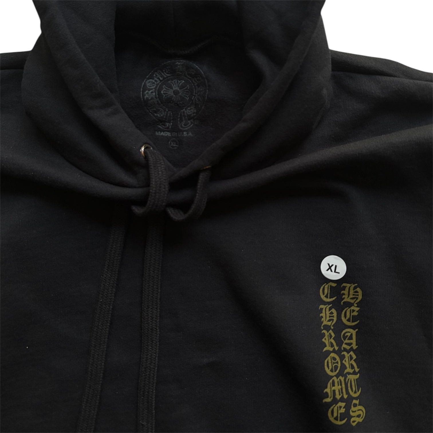 Vertical Logo Hoodie (Black/Olive)