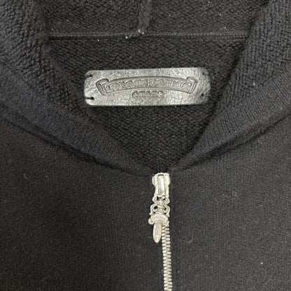 Life Sentence Floral Embroidered Cashmere Zip-Up Hoodie