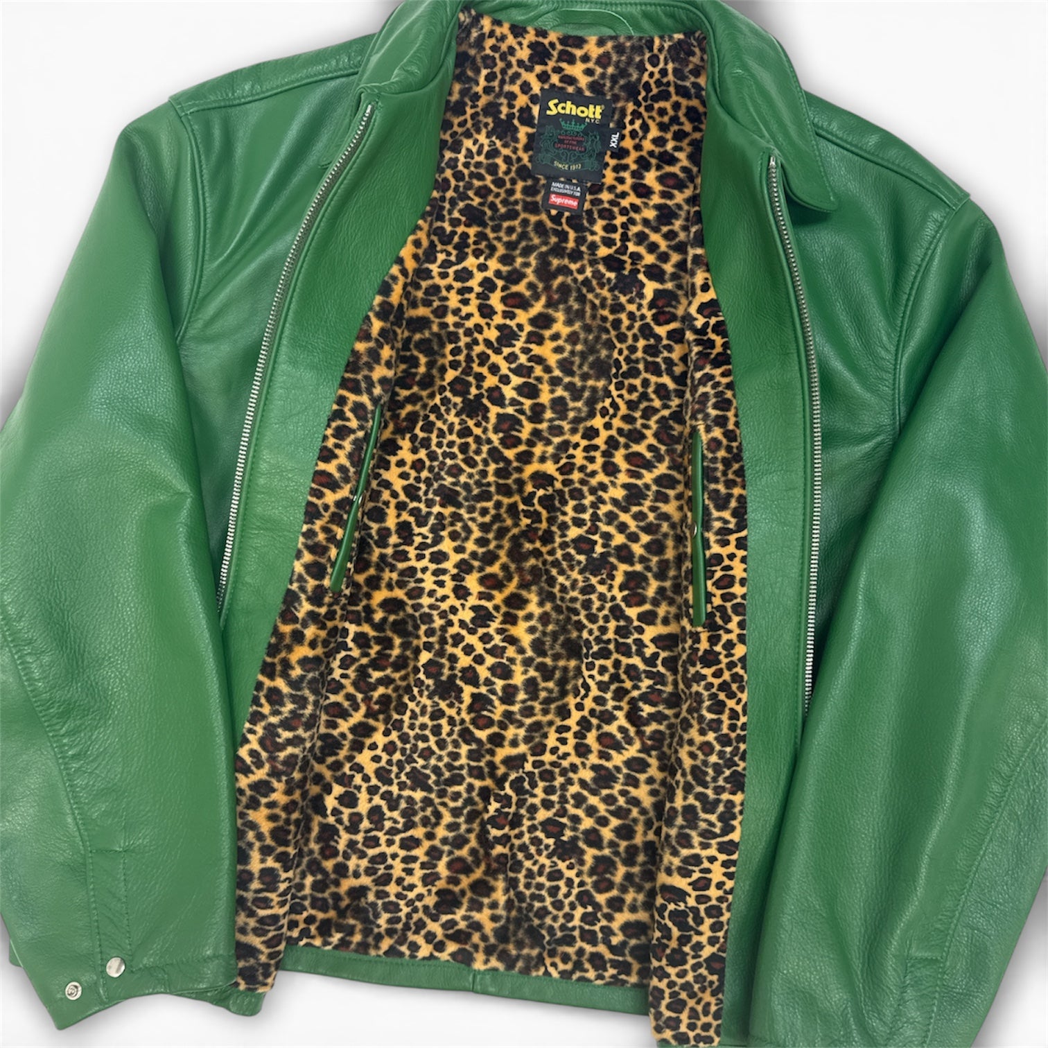 Schott NYC Leather Racer Jacket (FW24)