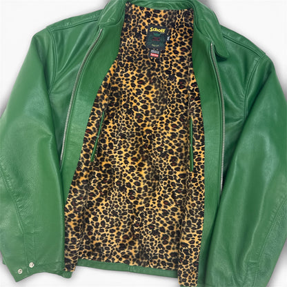 Schott NYC Leather Racer Jacket (FW24)