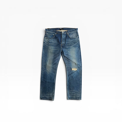 Straight Leg Jeans Blue