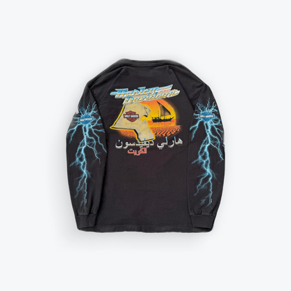 00’ Harley Davidson Kuwait Exclusive Electric Flames Long Sleeve Tee