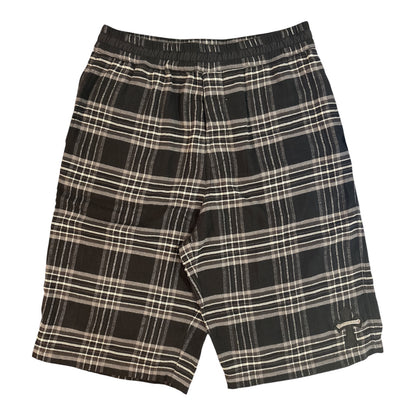 After School Cross Patch Plaid Flannel Shorts