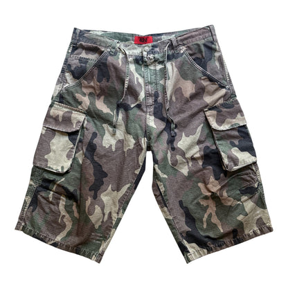 Camouflage Ripstop Cargo Shorts