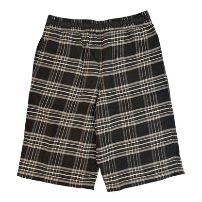 After School Cross Patch Plaid Flannel Shorts