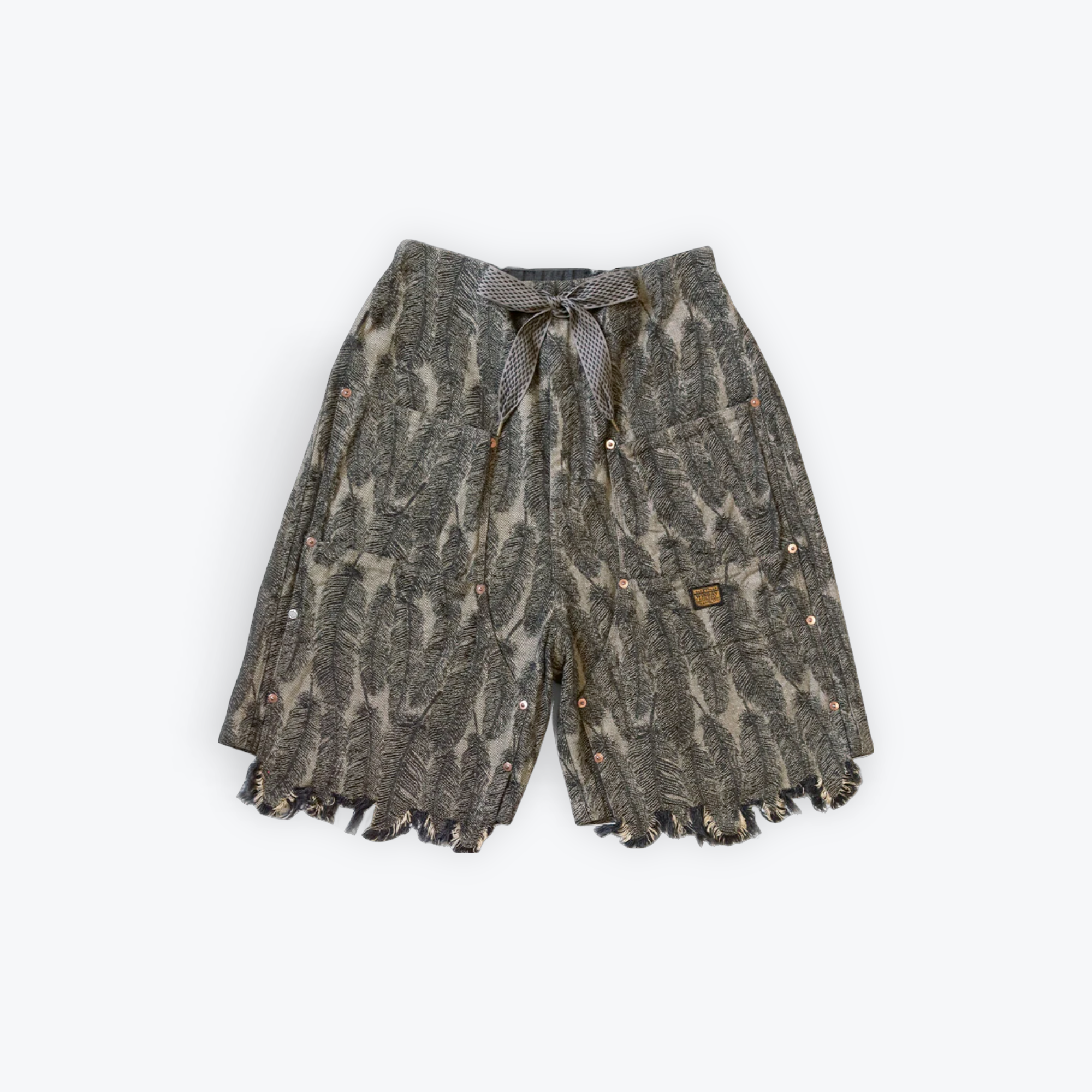 Magpie Double Knee Denim Shorts