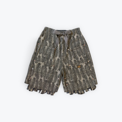Magpie Double Knee Denim Shorts