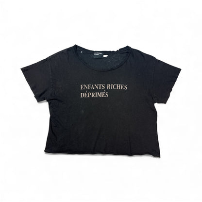 Distressed Logo Print T-Shirt