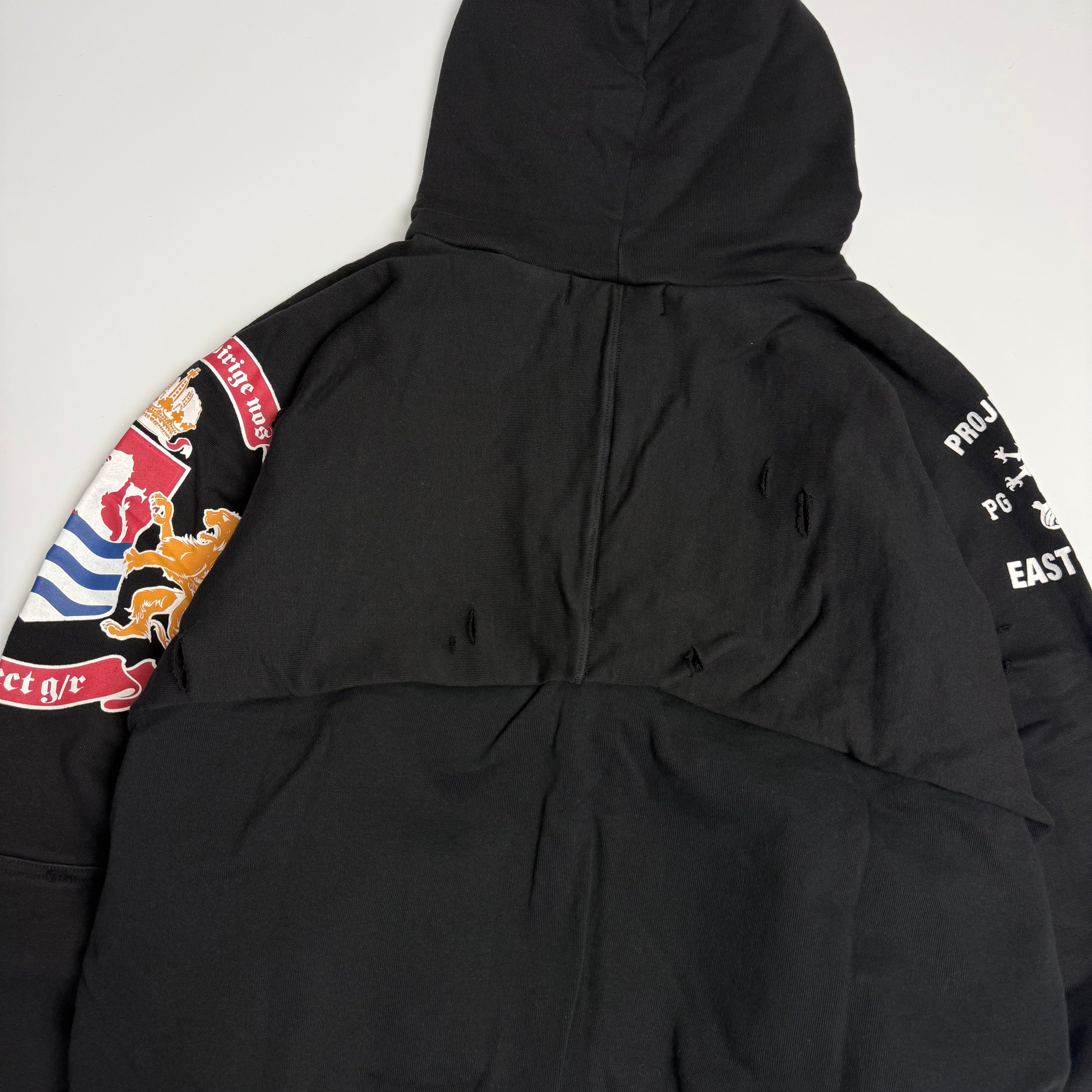 London Reconstructed Zip-Up Hoodie