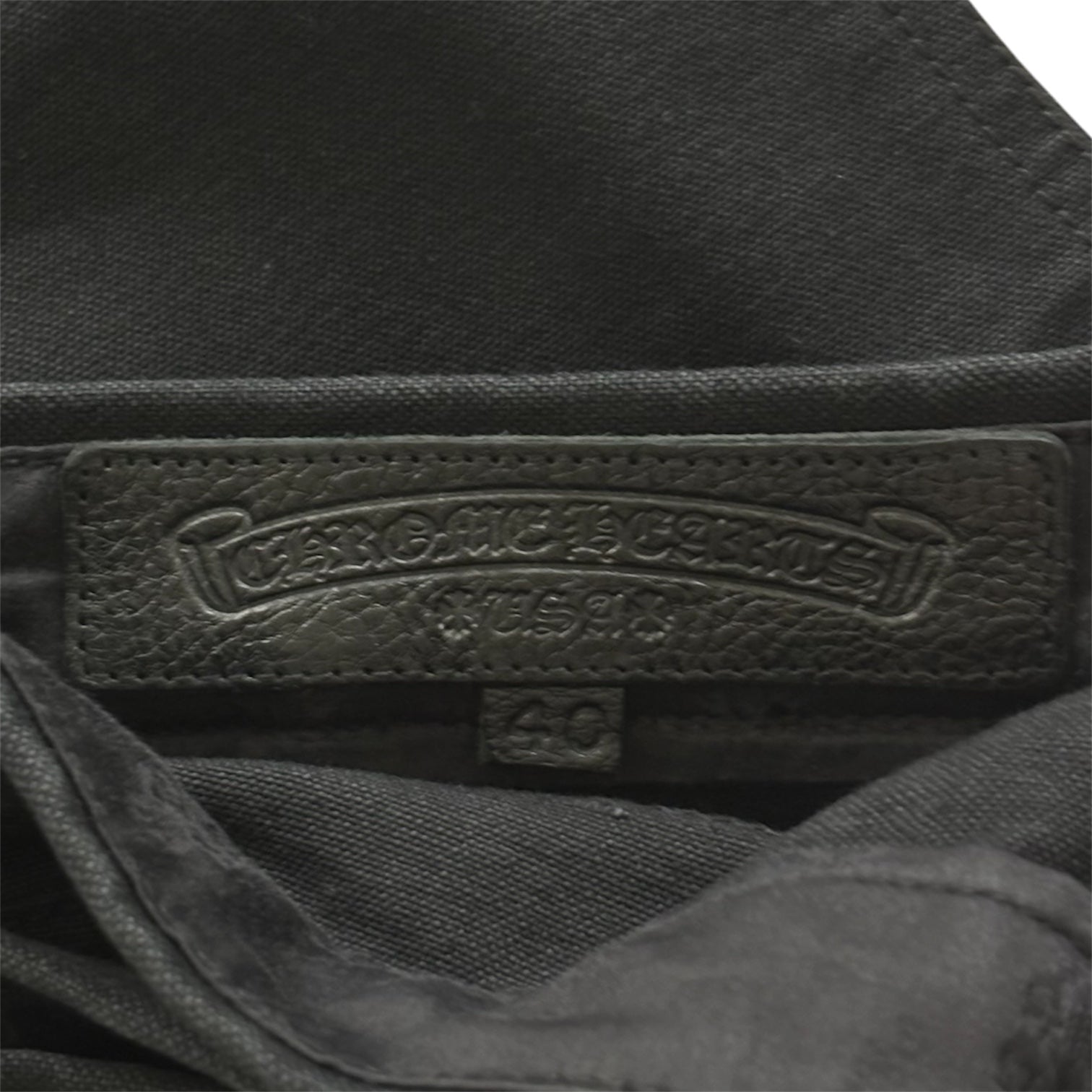 Cross Patch Hidden Knee Work Pants
