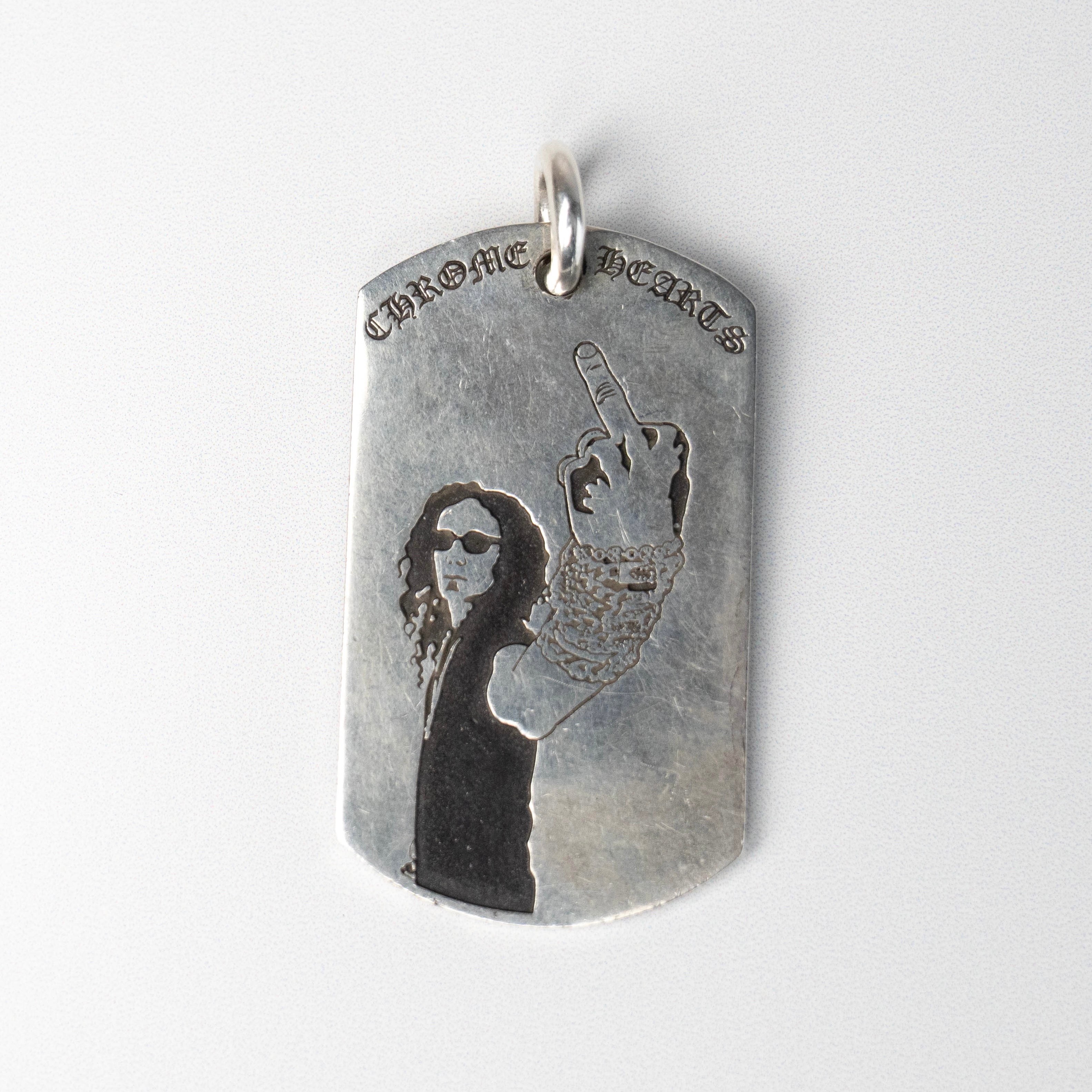 RS American Flag Dog Tag Pendant