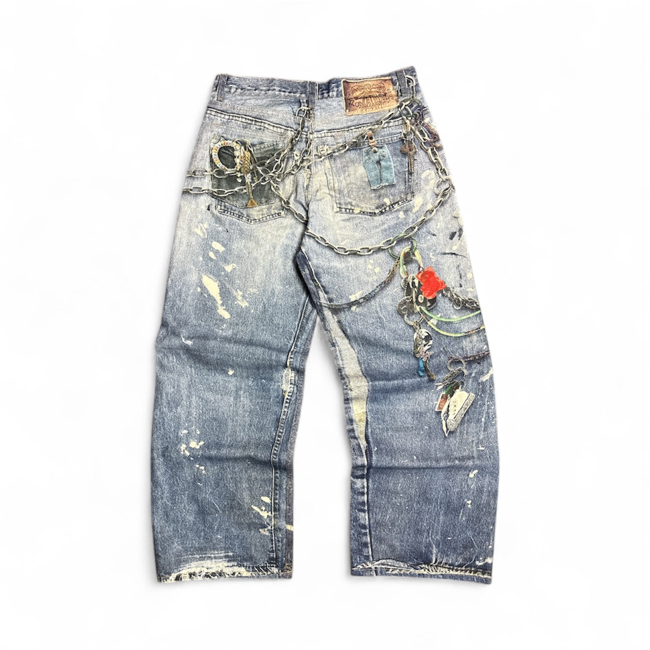 Trompe L’oeil Keychain Denim