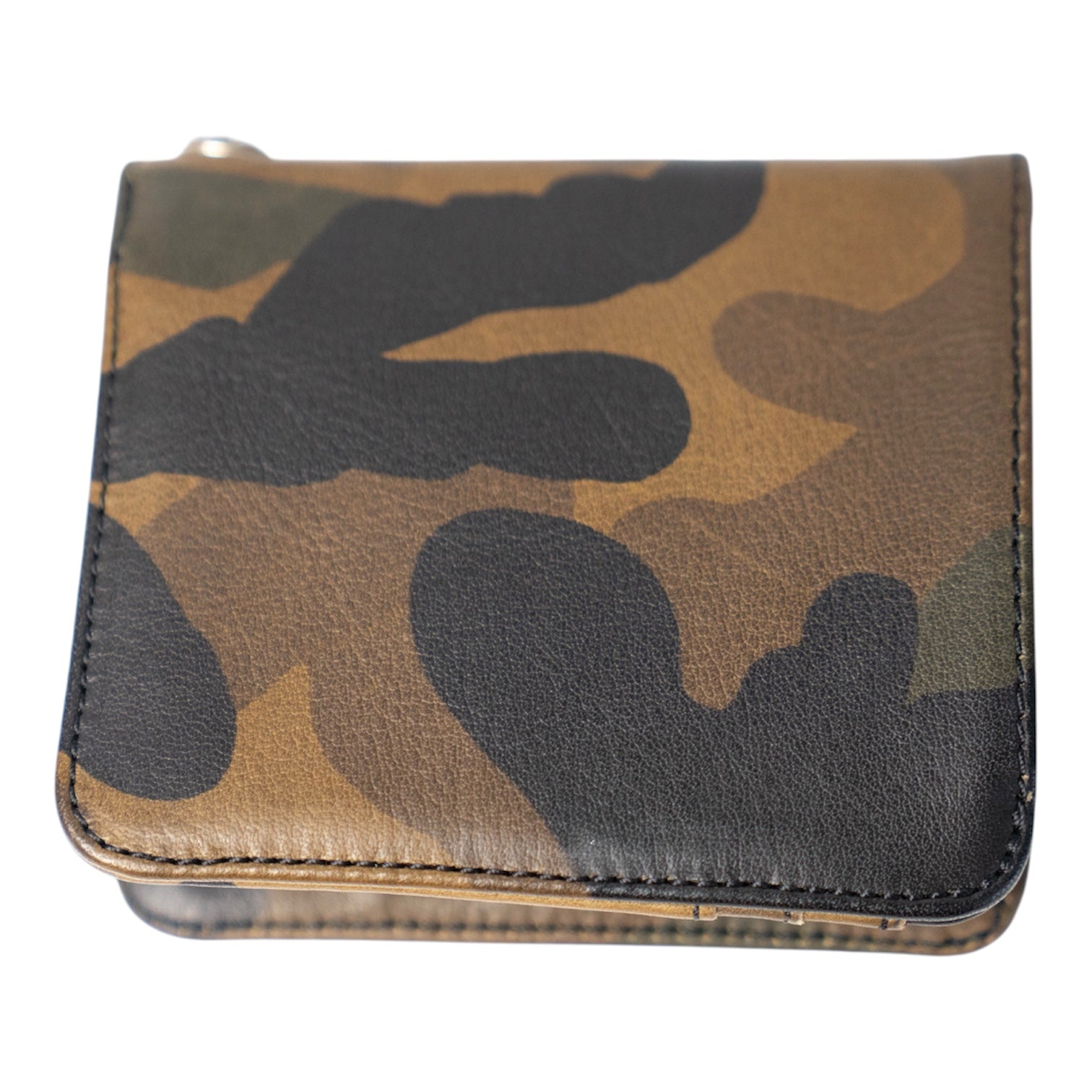 Camouflage Leather Bifold Wallet