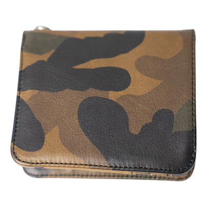 Camouflage Leather Bifold Wallet