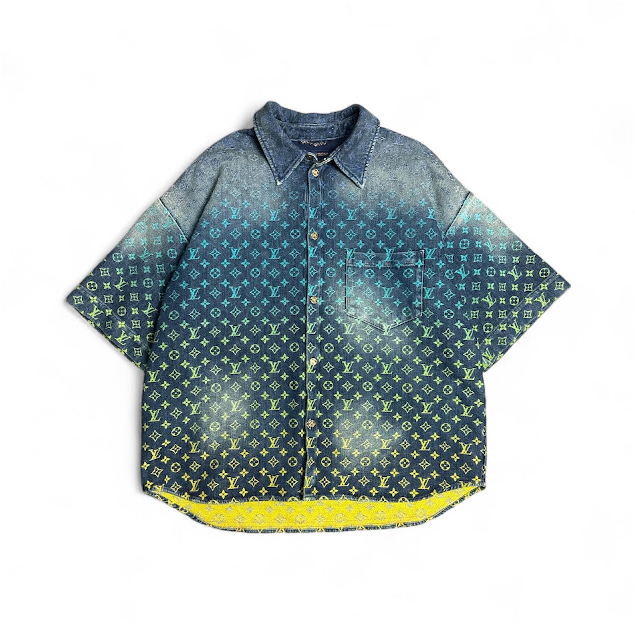 Gradient Monogram Denim Shirt