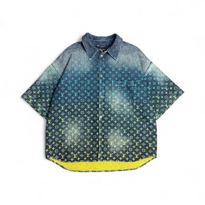 Gradient Monogram Denim Shirt