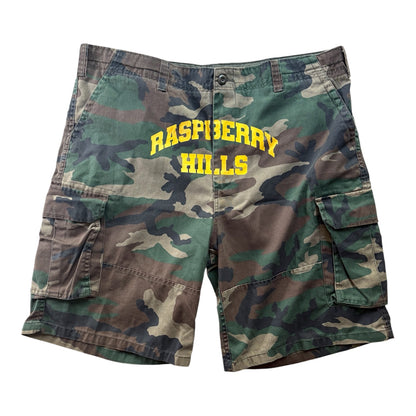 Raspberry Hills Camo Cargo Shorts