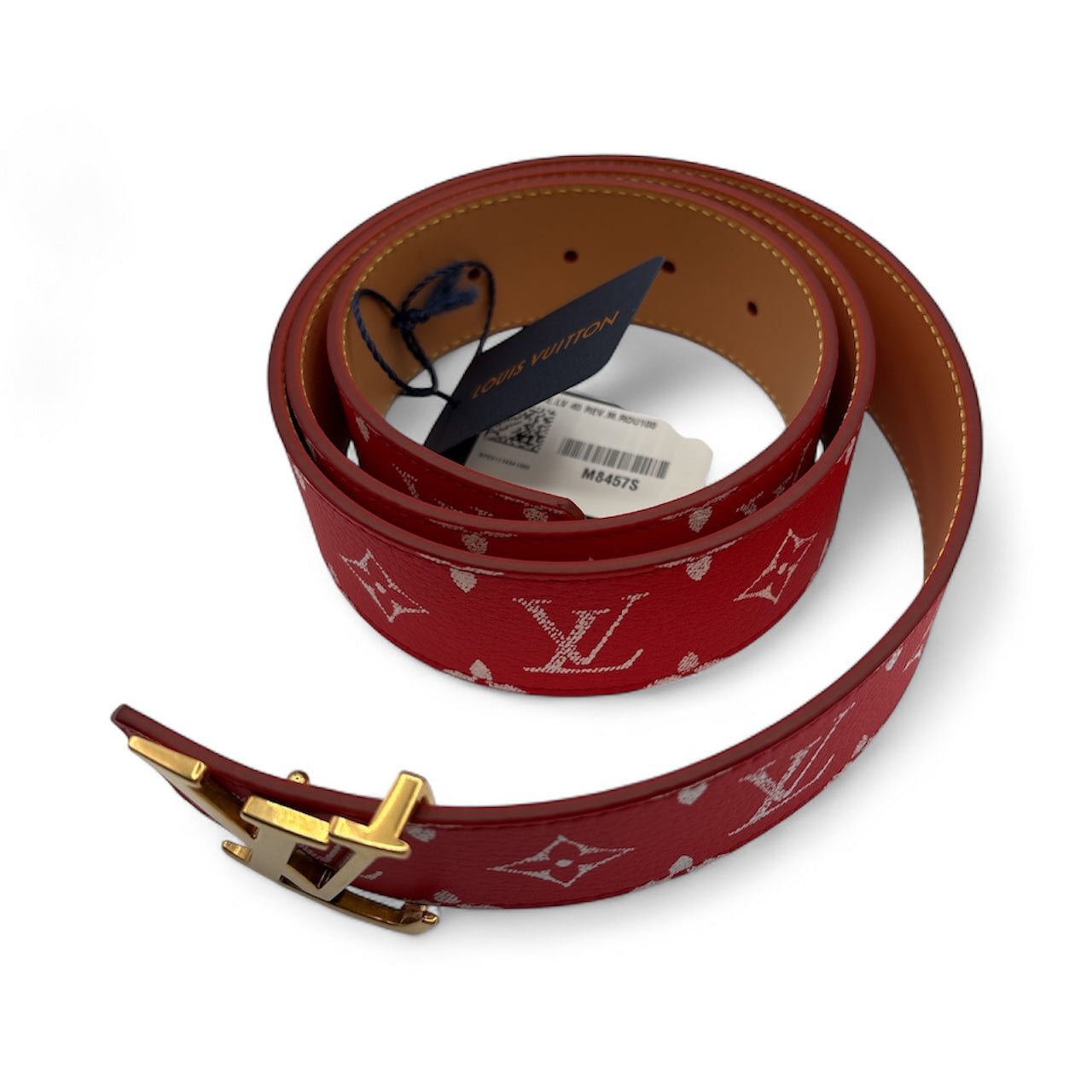 LV Initials 40mm Monogram Reversible Belt