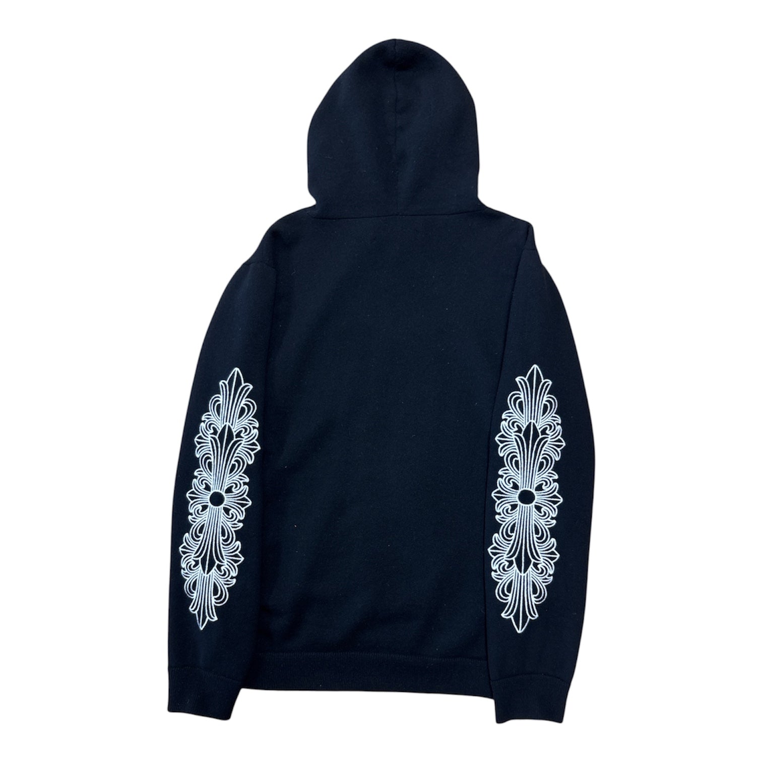 Life Sentence Floral Embroidered Cashmere Zip-Up Hoodie