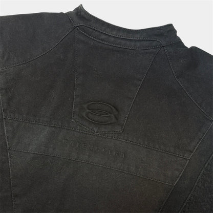 Unity Logo Denim Racer Jacket