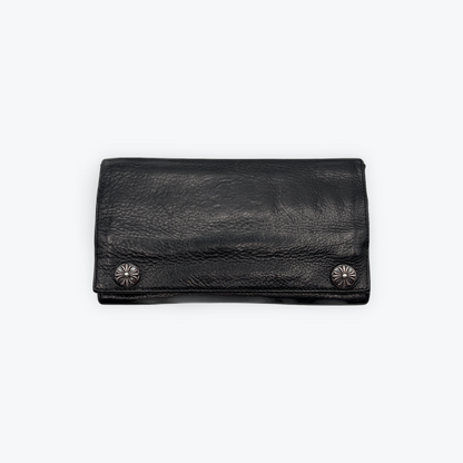 Snap Bifold Dagger Zip Long Wallet