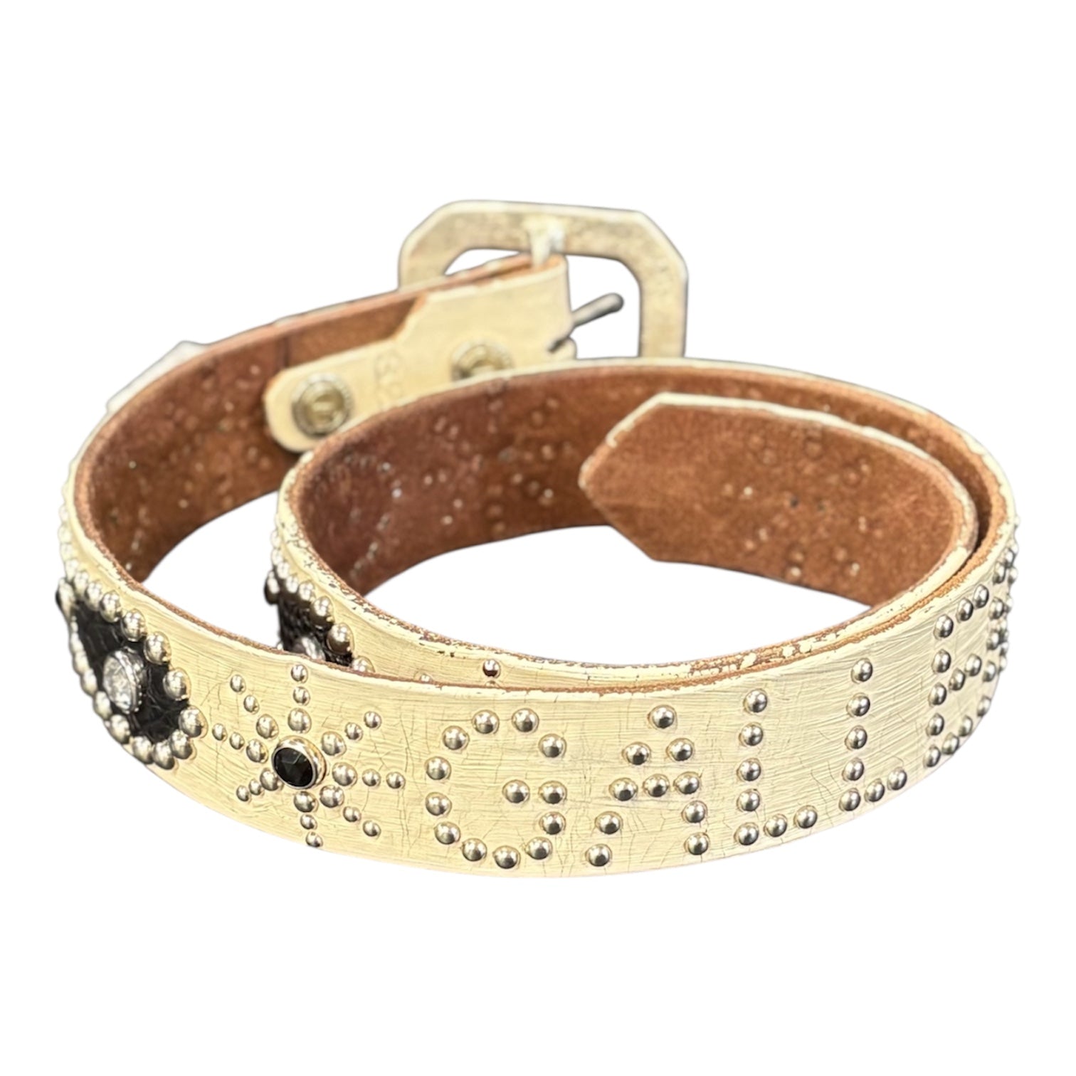 Painted Studded Belt