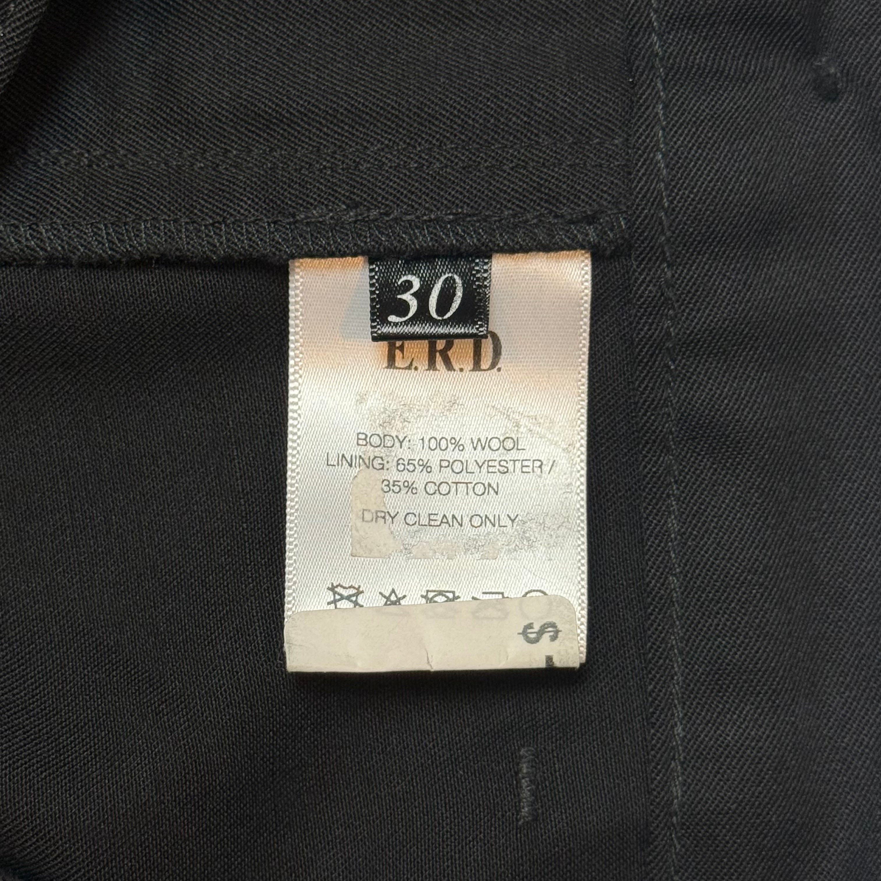 Striped Logo Flared Wool Pants