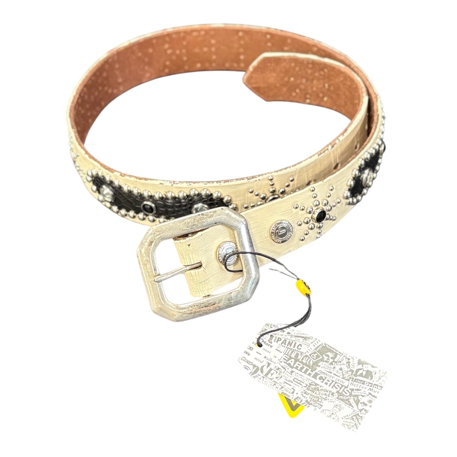 Painted Studded Belt