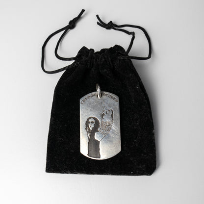RS American Flag Dog Tag Pendant