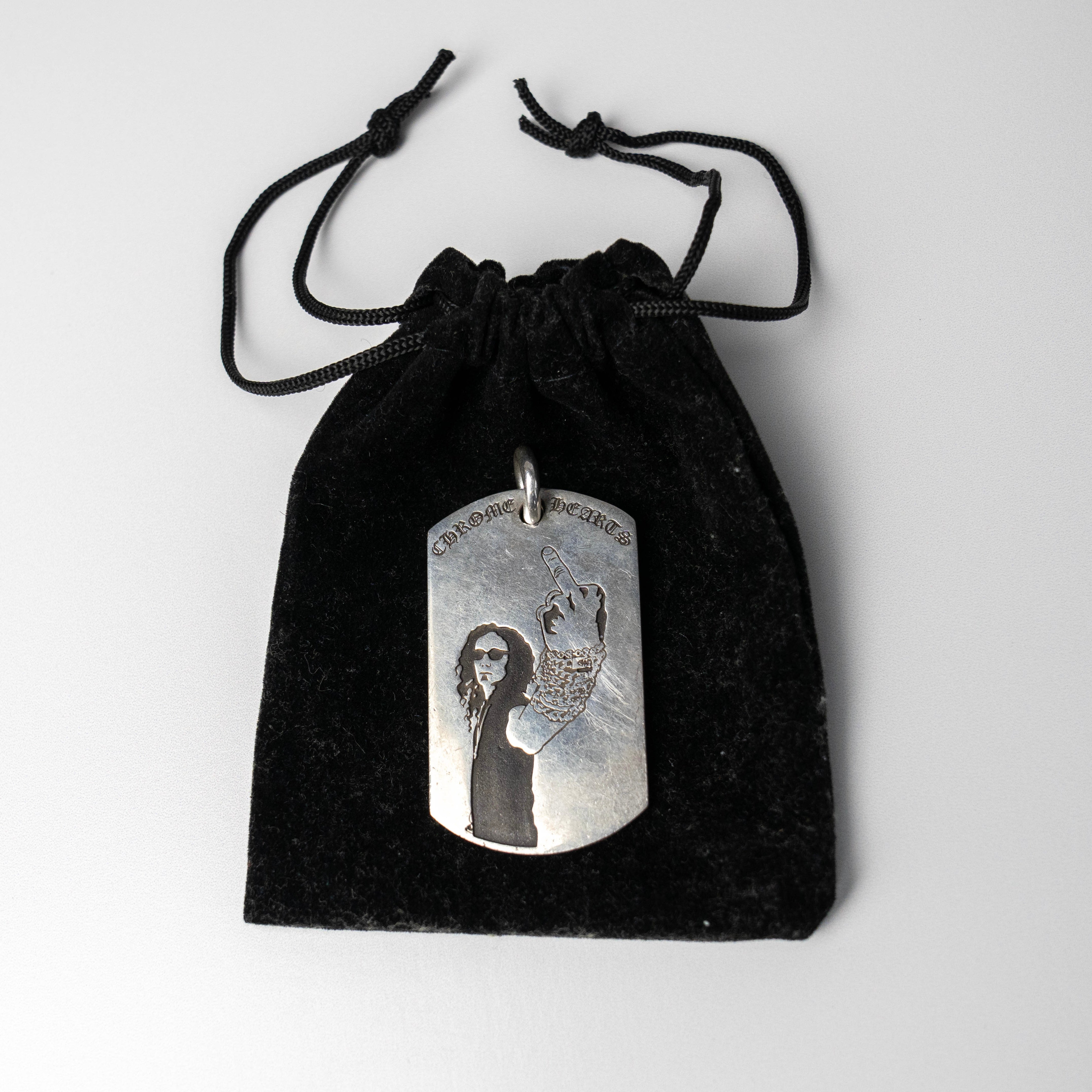 RS American Flag Dog Tag Pendant