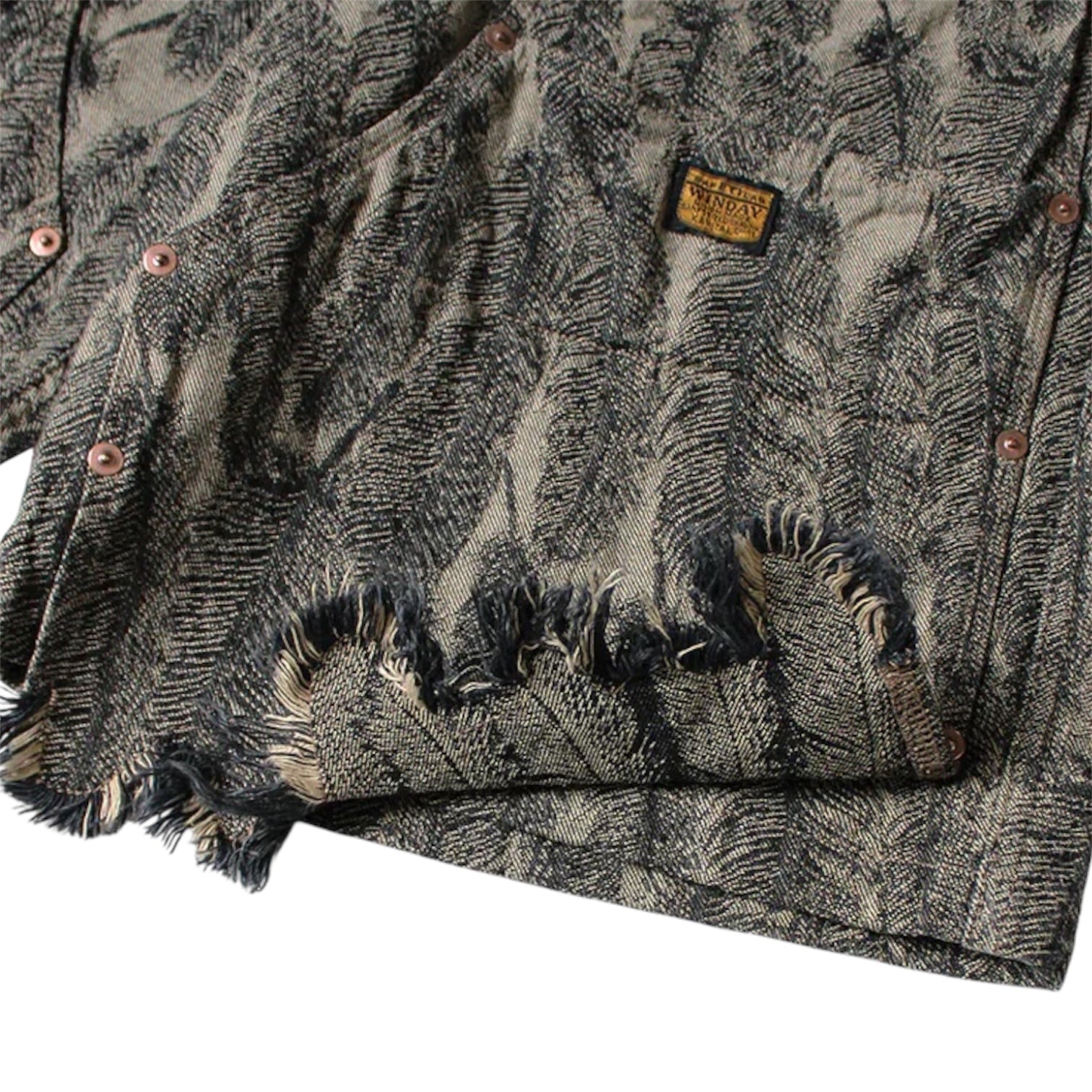 Magpie Double Knee Denim Shorts