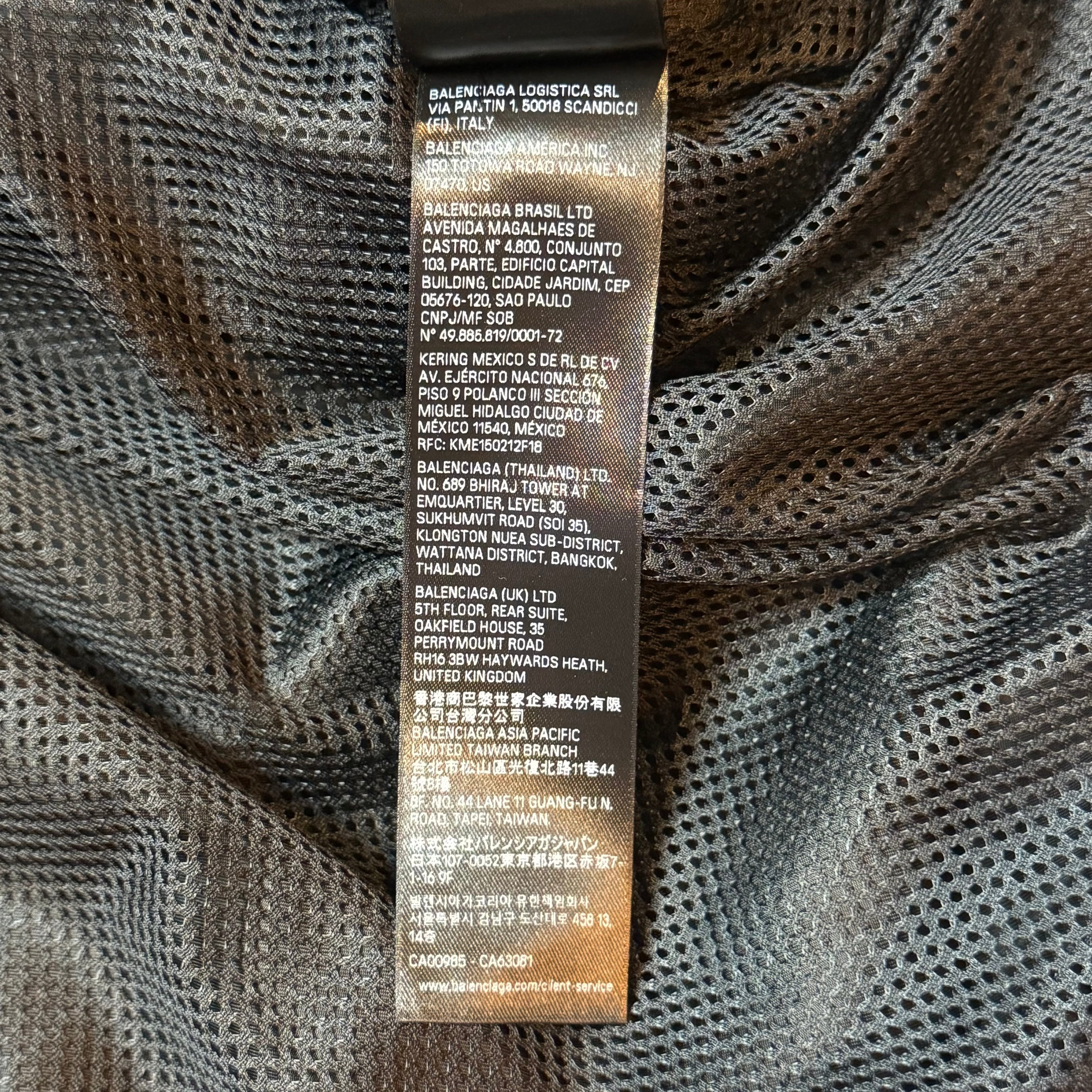 Lion Crest Hooded Leather Track Jacket